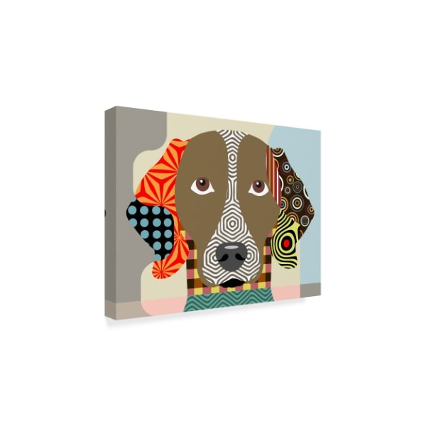 Lanre Adefioye 'Weimaraner' Canvas Art,35x47